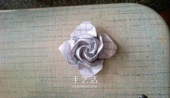 羅斯巴德玫瑰花的折法 折紙卷心福山的步驟圖 -  rpnrmr.com