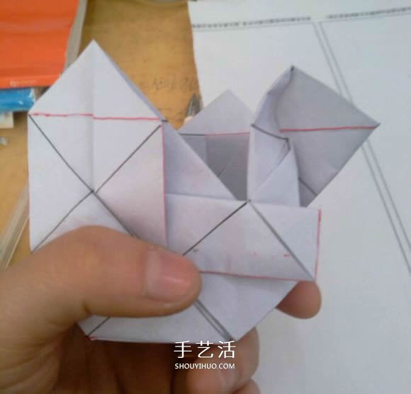 羅斯巴德玫瑰花的折法 折紙卷心福山的步驟圖 -  rpnrmr.com
