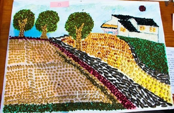 幼兒園老師作品：漂亮衍紙畫和拼豆畫欣賞 -  rpnrmr.com