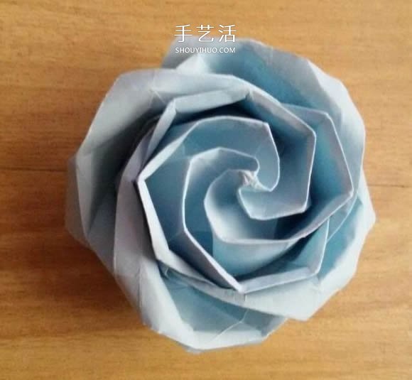 卷心川崎玫瑰折法圖解 詳細(xì)川崎卷心玫瑰折法 -  rpnrmr.com