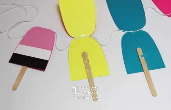 夏天雪糕掛飾手工制作 卡紙做漂亮裝飾的方法 -  rpnrmr.com