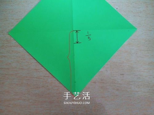 大格紋愛(ài)心的折紙方法 簡(jiǎn)單格紋心疊紙圖解 -  rpnrmr.com