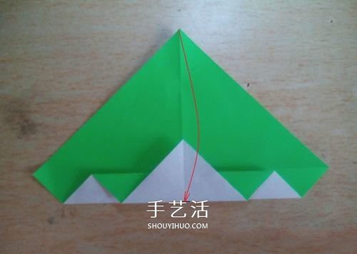 大格紋愛(ài)心的折紙方法 簡(jiǎn)單格紋心疊紙圖解 -  rpnrmr.com