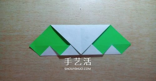 大格紋愛(ài)心的折紙方法 簡(jiǎn)單格紋心疊紙圖解 -  rpnrmr.com
