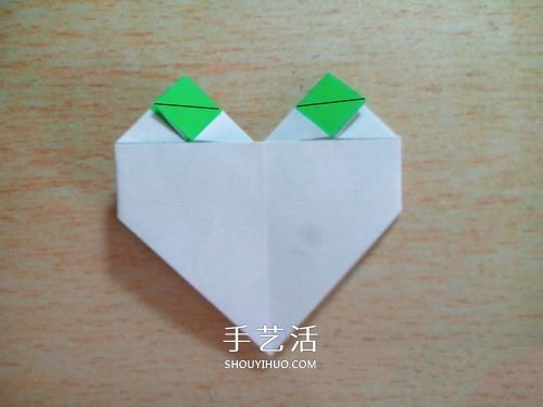 大格紋愛(ài)心的折紙方法 簡(jiǎn)單格紋心疊紙圖解 -  rpnrmr.com