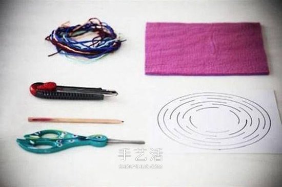 不織布做掛飾的方法 手工布藝風(fēng)鈴DIY圖解 -  rpnrmr.com