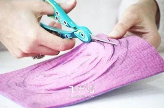 不織布做掛飾的方法 手工布藝風(fēng)鈴DIY圖解 -  rpnrmr.com