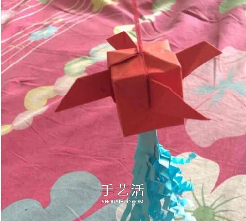 帶翅膀燈籠的折紙方法 帶穗子紙燈籠折法圖解 -  rpnrmr.com