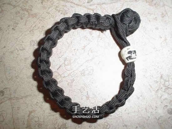 男士傘繩手繩的編法 簡(jiǎn)潔陽(yáng)剛男手鏈編織圖 -  rpnrmr.com