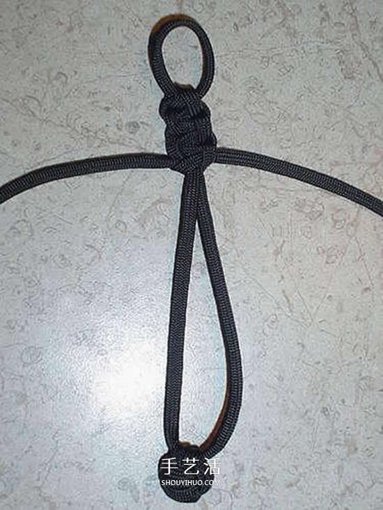 男士傘繩手繩的編法 簡(jiǎn)潔陽(yáng)剛男手鏈編織圖 -  rpnrmr.com
