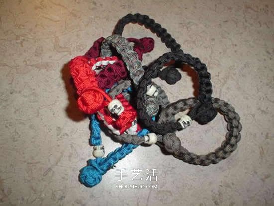 男士傘繩手繩的編法 簡(jiǎn)潔陽(yáng)剛男手鏈編織圖 -  rpnrmr.com