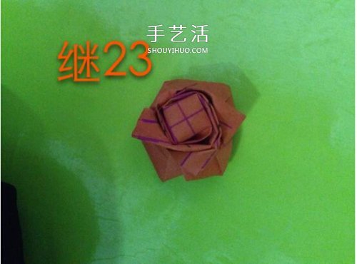 詳細折紙玫瑰教程 可愛手指玫瑰花的折法圖解 -  rpnrmr.com