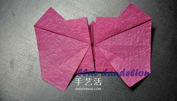浪漫蝴蝶心的折法圖解 折紙蝴蝶愛心的步驟圖 -  rpnrmr.com