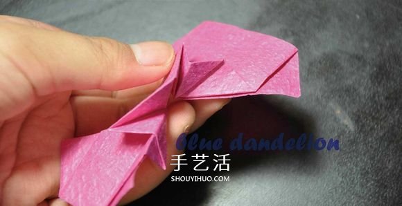 浪漫蝴蝶心的折法圖解 折紙蝴蝶愛心的步驟圖 -  rpnrmr.com