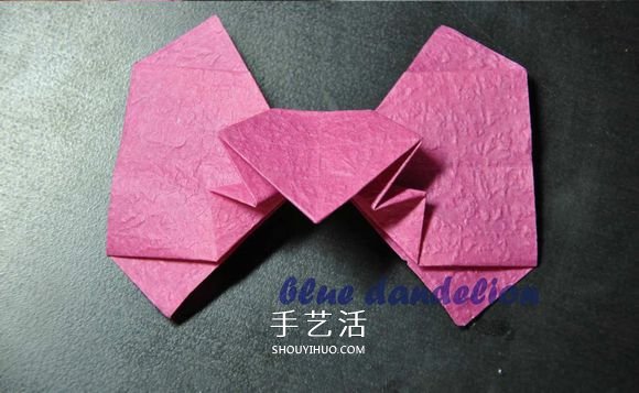 浪漫蝴蝶心的折法圖解 折紙蝴蝶愛心的步驟圖 -  rpnrmr.com