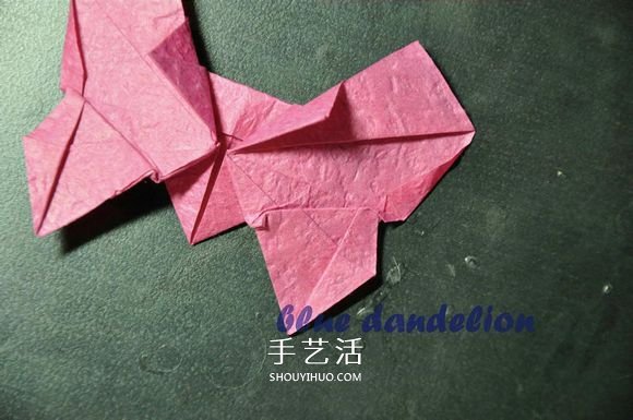 浪漫蝴蝶心的折法圖解 折紙蝴蝶愛心的步驟圖 -  rpnrmr.com