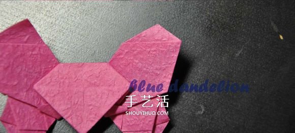 浪漫蝴蝶心的折法圖解 折紙蝴蝶愛心的步驟圖 -  rpnrmr.com