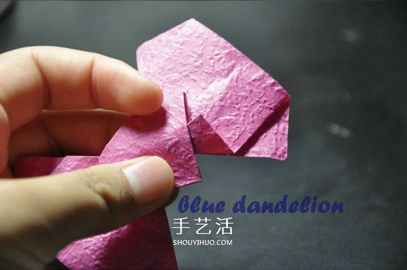 浪漫蝴蝶心的折法圖解 折紙蝴蝶愛心的步驟圖 -  rpnrmr.com