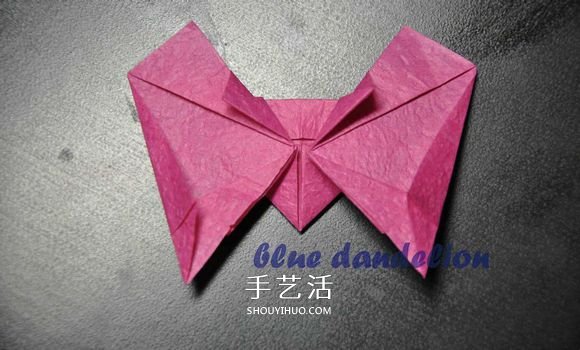 浪漫蝴蝶心的折法圖解 折紙蝴蝶愛心的步驟圖 -  rpnrmr.com