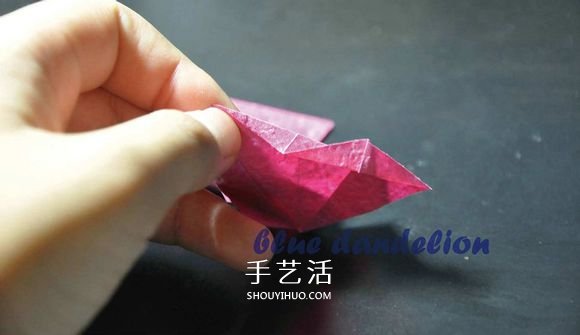 浪漫蝴蝶心的折法圖解 折紙蝴蝶愛心的步驟圖 -  rpnrmr.com