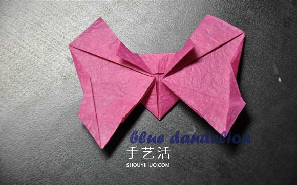 浪漫蝴蝶心的折法圖解 折紙蝴蝶愛心的步驟圖 -  rpnrmr.com