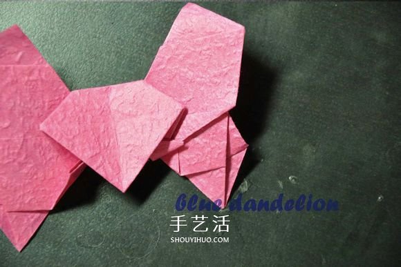 浪漫蝴蝶心的折法圖解 折紙蝴蝶愛心的步驟圖 -  rpnrmr.com