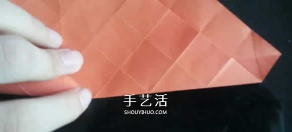 玫瑰紙盒的折法圖解 情人節(jié)玫瑰禮品盒折紙 -  rpnrmr.com
