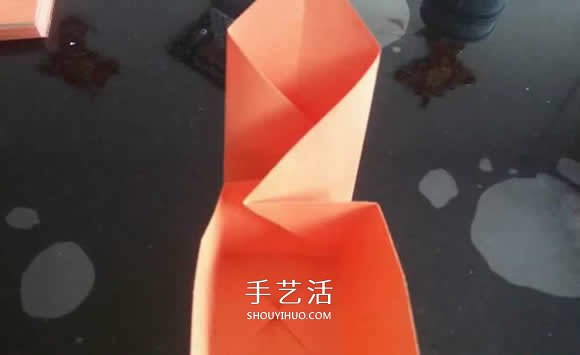 玫瑰紙盒的折法圖解 情人節(jié)玫瑰禮品盒折紙 -  rpnrmr.com