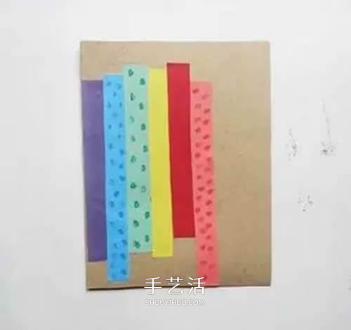 雨后見彩虹 漂亮勵志彩虹賀卡的制作方法 -  rpnrmr.com