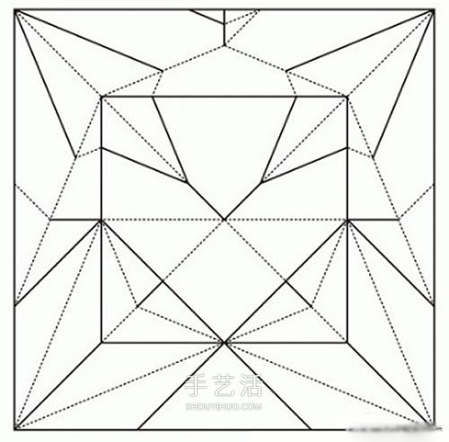 HTQ蝴蝶基本型的折紙方法 木有整形的步驟！ -  rpnrmr.com