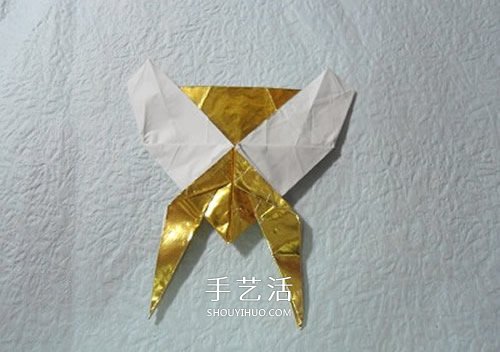 HTQ蝴蝶基本型的折紙方法 木有整形的步驟！ -  rpnrmr.com