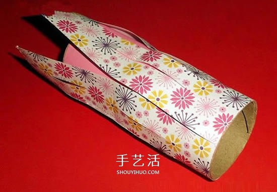 用紙筒做燈籠的方法 廢物利用紙燈籠DIY圖解 -  rpnrmr.com