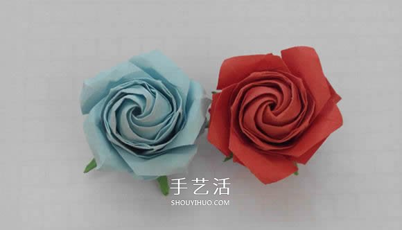 五瓣佐藤玫瑰折法圖解 怎么折佐藤玫瑰花步驟 -  rpnrmr.com