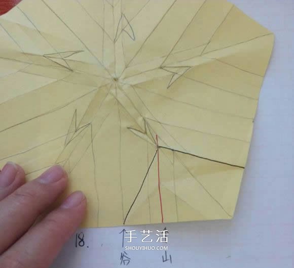 五瓣佐藤玫瑰折法圖解 怎么折佐藤玫瑰花步驟 -  rpnrmr.com