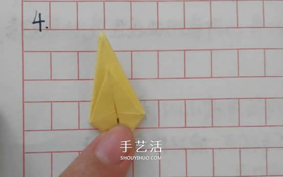 五瓣佐藤玫瑰折法圖解 怎么折佐藤玫瑰花步驟 -  rpnrmr.com