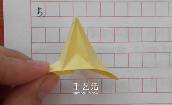 五瓣佐藤玫瑰折法圖解 怎么折佐藤玫瑰花步驟 -  rpnrmr.com