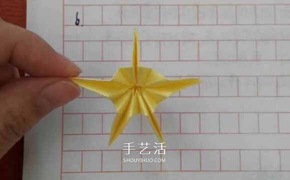 五瓣佐藤玫瑰折法圖解 怎么折佐藤玫瑰花步驟 -  rpnrmr.com