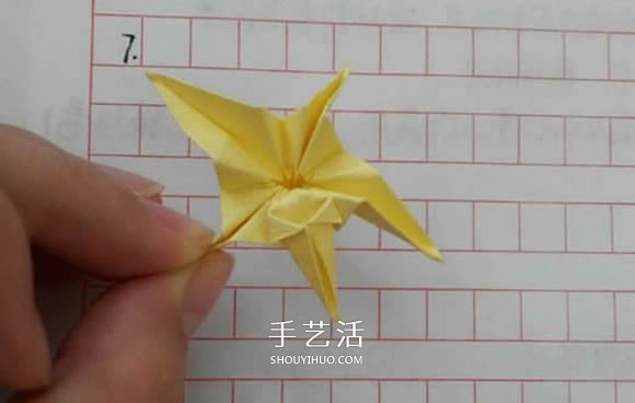 五瓣佐藤玫瑰折法圖解 怎么折佐藤玫瑰花步驟 -  rpnrmr.com