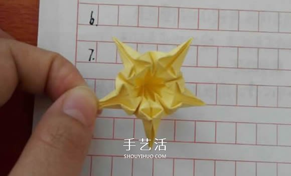 五瓣佐藤玫瑰折法圖解 怎么折佐藤玫瑰花步驟 -  rpnrmr.com
