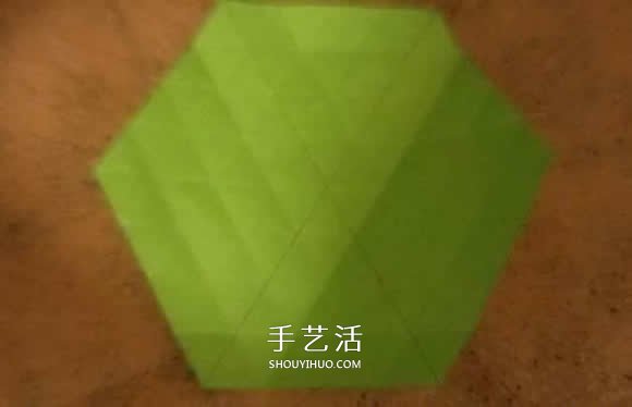 漂亮紙花的折法 手工折紙六角星花的步驟圖解 -  rpnrmr.com