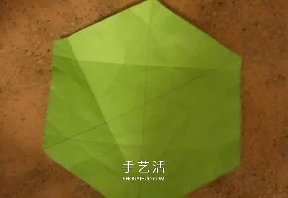 漂亮紙花的折法 手工折紙六角星花的步驟圖解 -  rpnrmr.com
