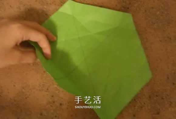 漂亮紙花的折法 手工折紙六角星花的步驟圖解 -  rpnrmr.com