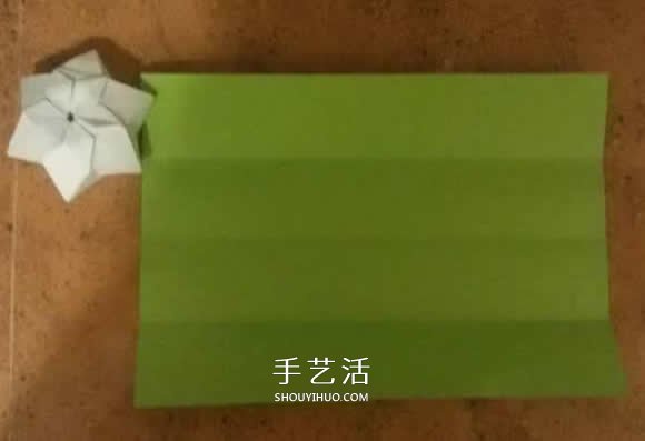漂亮紙花的折法 手工折紙六角星花的步驟圖解 -  rpnrmr.com