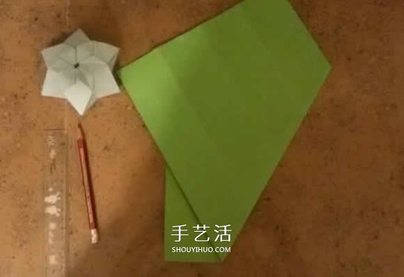 漂亮紙花的折法 手工折紙六角星花的步驟圖解 -  rpnrmr.com
