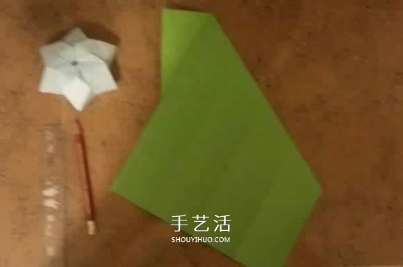漂亮紙花的折法 手工折紙六角星花的步驟圖解 -  rpnrmr.com