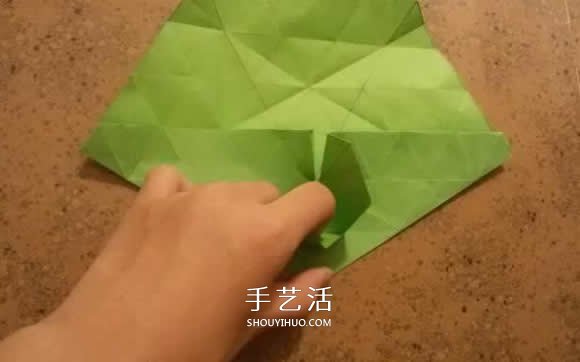 漂亮紙花的折法 手工折紙六角星花的步驟圖解 -  rpnrmr.com