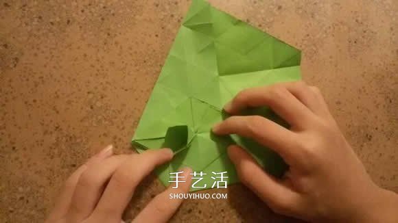 漂亮紙花的折法 手工折紙六角星花的步驟圖解 -  rpnrmr.com