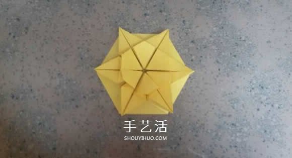 漂亮紙花的折法 手工折紙六角星花的步驟圖解 -  rpnrmr.com