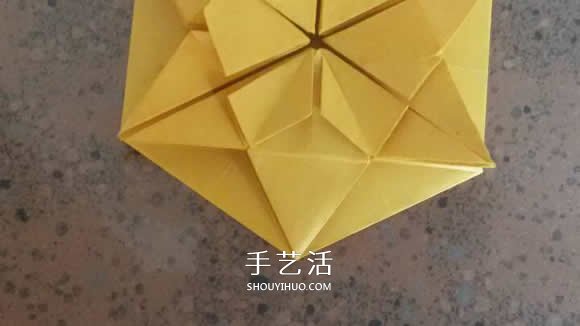 漂亮紙花的折法 手工折紙六角星花的步驟圖解 -  rpnrmr.com