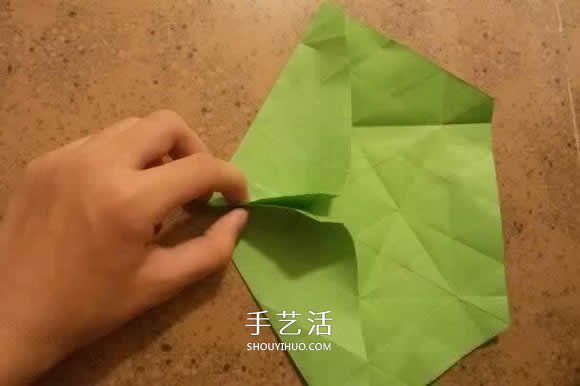 漂亮紙花的折法 手工折紙六角星花的步驟圖解 -  rpnrmr.com